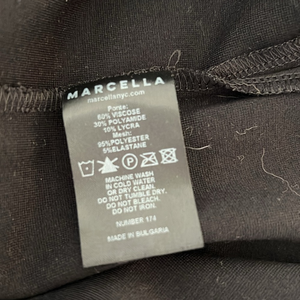 Marcella Martina one shoulder black dress. - Picture 10 of 10